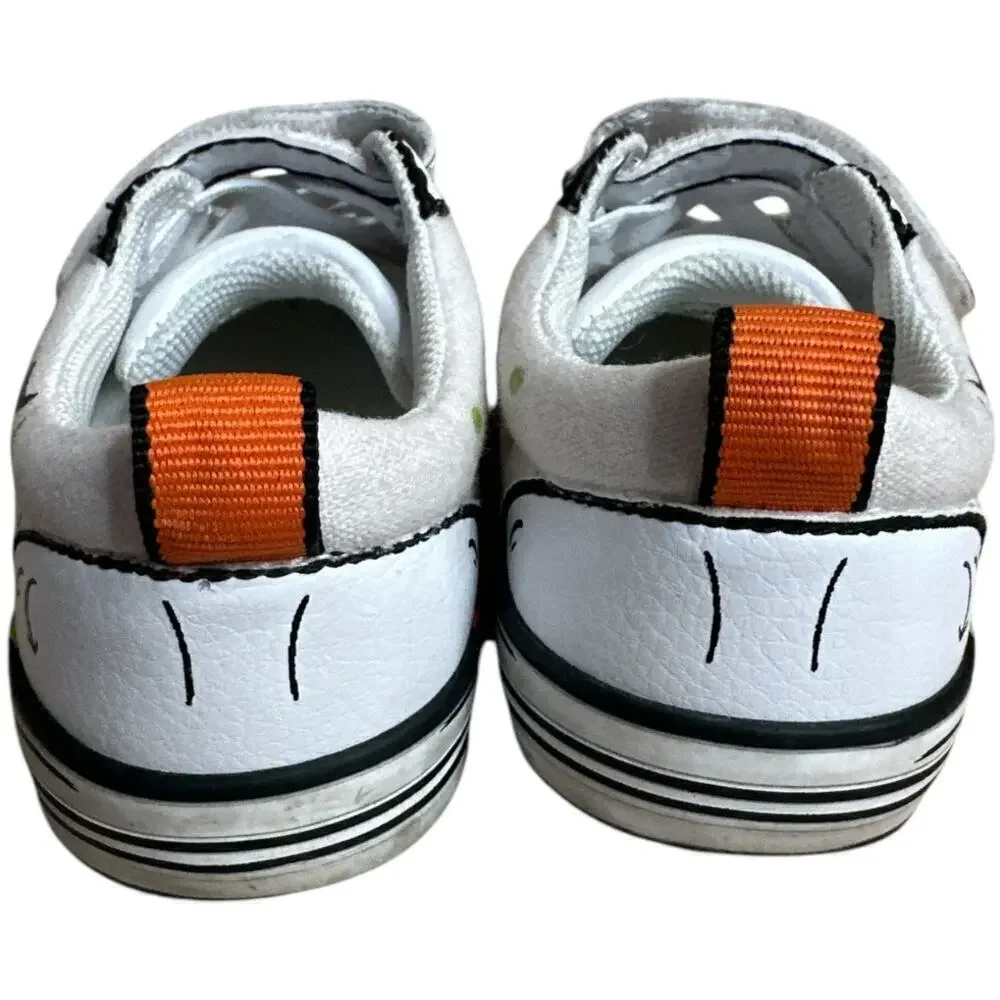 Next White Doodle Graffiti Ortholite Sneakers Toddler Unisex Size 6